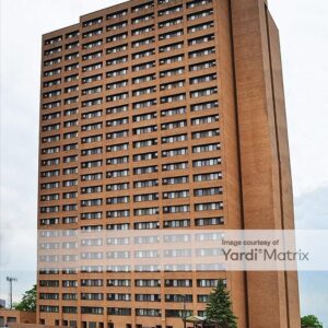 outdoor view of the parker skyview building