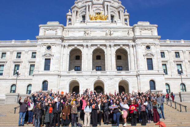 Advocates at the capitol for Hunger Day on the Hill