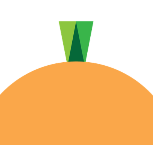 Half orange graphic