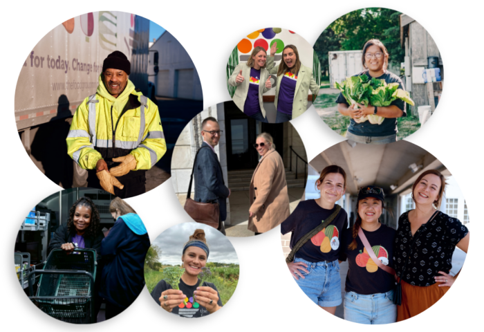 Staff collage for the careers header image.